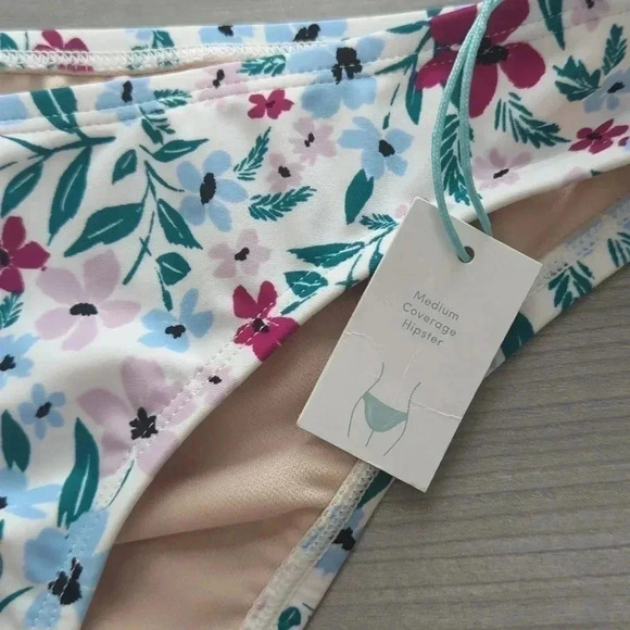 Kona sol Floral women's swim hipster bottoms - Picture 5 of 8